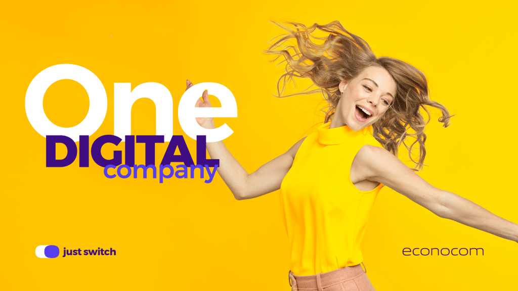 One Digital Company yellow banner