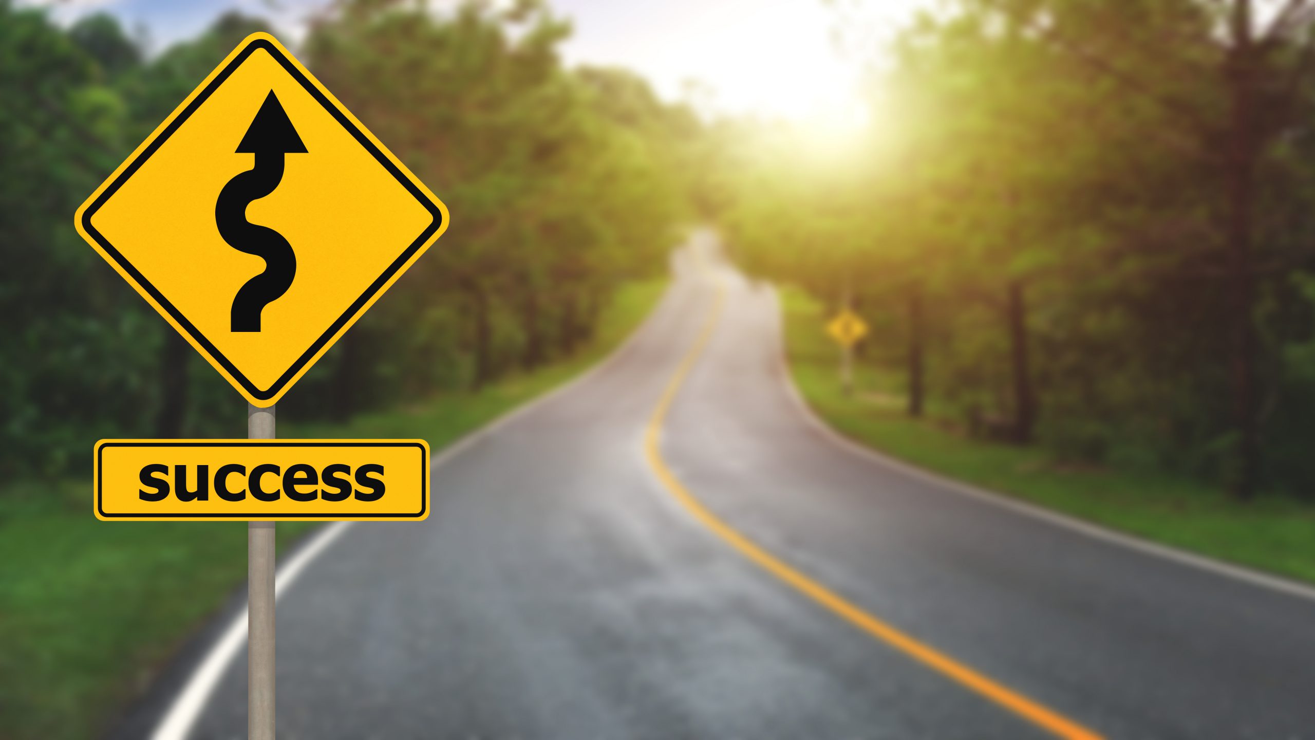 Image road to success