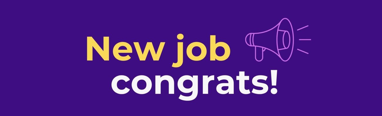 New job congrats Onelink Kachel - 1