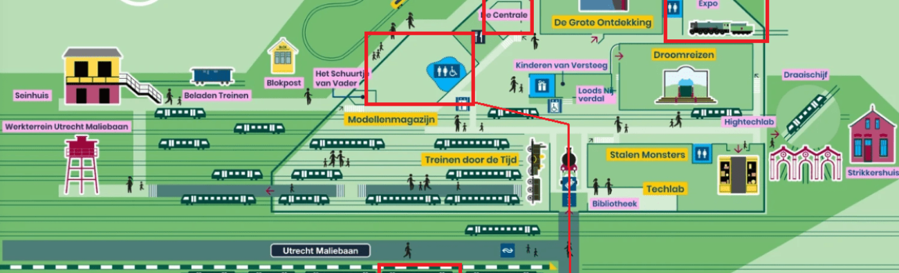 Plattegrond Spoorwegmuseum 2