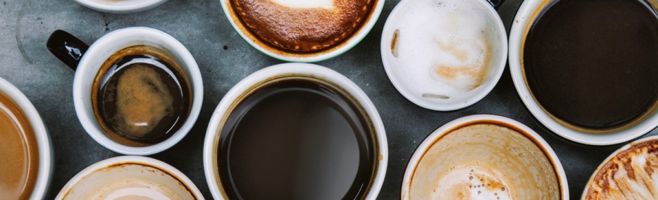 Aerial,View,Of,Various,Coffee