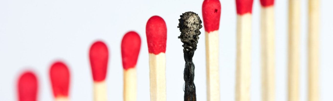 Burnout,An,Illness,,Symbolized,By,Matches