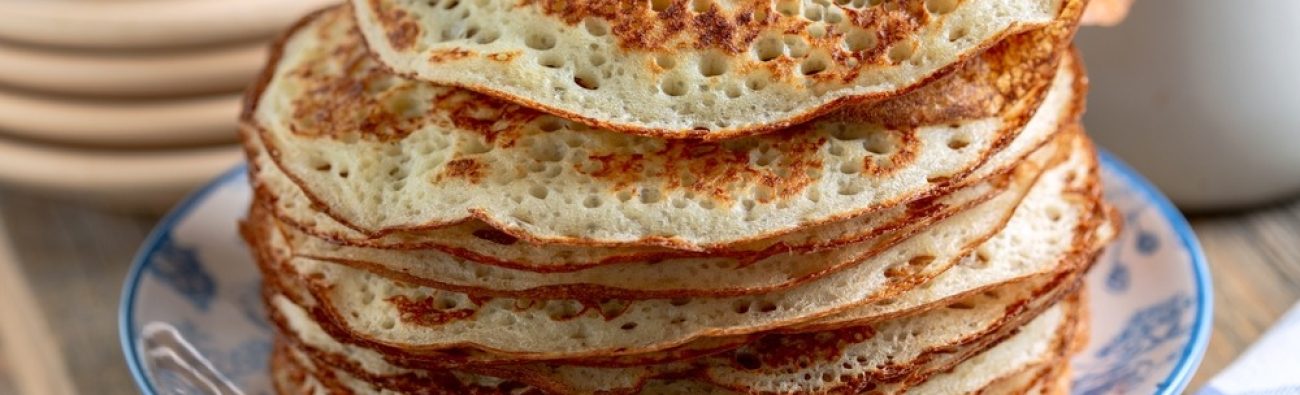 Stack,Of,Pancakes,On,A,Plate.,Homemade,Pancakes,,Delicious,Food.