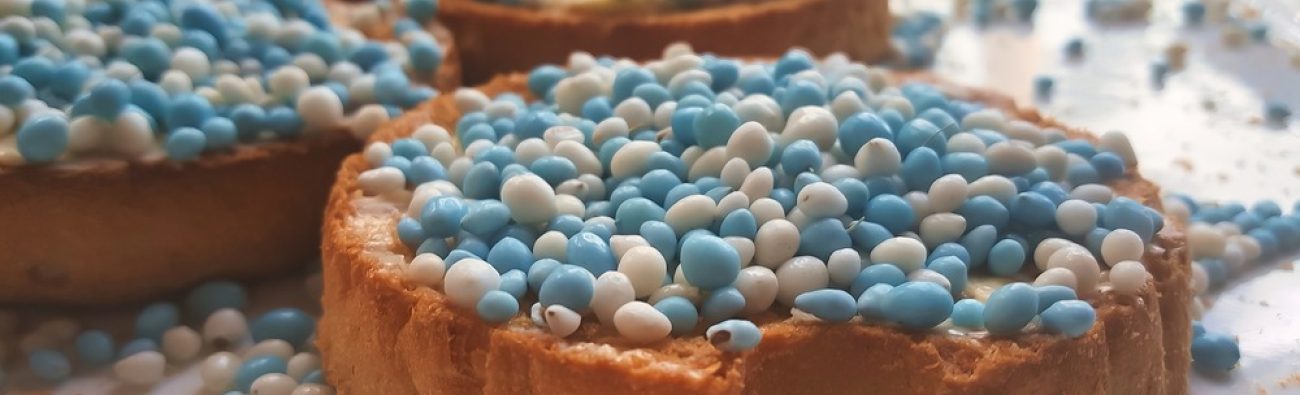 Dutch,Biscuit,Bread,With,"muisjes",Indicated,The,Birth,Of,A