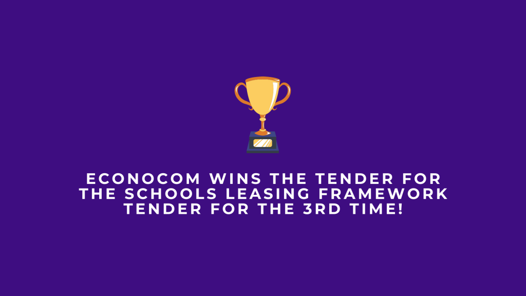 Econocom wins the OJEU tender for the Schools Leasing Framework for the 3rd time!