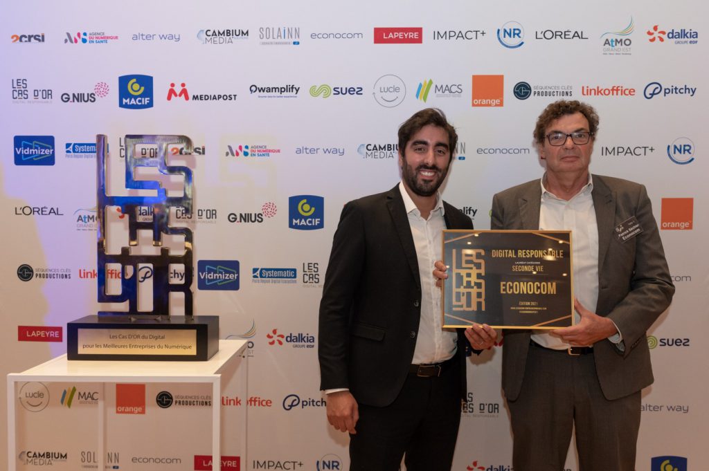 Econocom remporte le prix de la « Seconde Vie » aux Cas d’Or du Digital Responsable