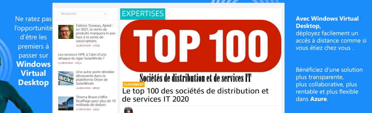 Classement 2020 par Channel News