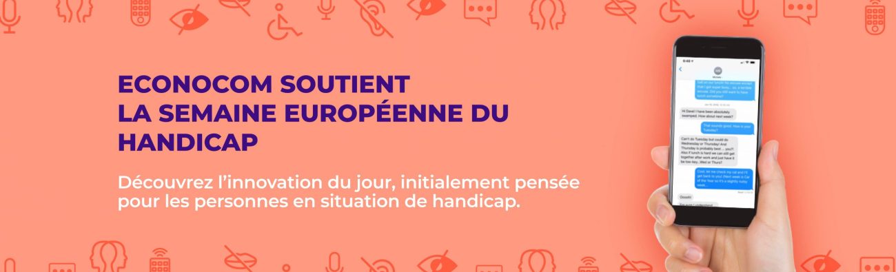 ECONOCOM AFFICHES MISSION HANDICAP TELEPHONE_ECONOCOM_MISSION HANDICAP_SMS